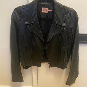 Juicy Couture Leather Motorcycle Jacket